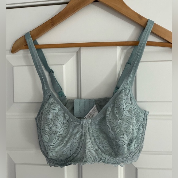 Wacoal Other - Wacoal 851334 Soft Sense Underwire Lace Bra in Soft Blue 34DD